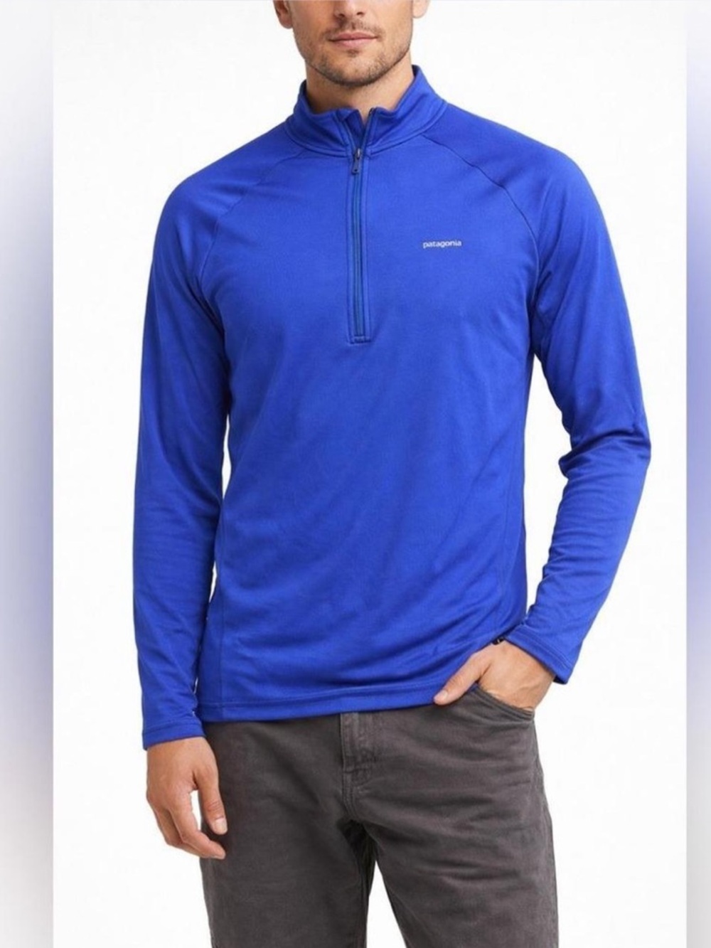 Patagonia Men’s Quarter Zip Capilene Baselayer Size Large Like New